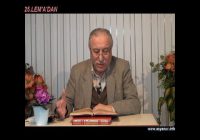 Risale Dersi 40: 25. Lem’a’dan (2) Risale Dersi 40: 25. Lem’a’dan (2)